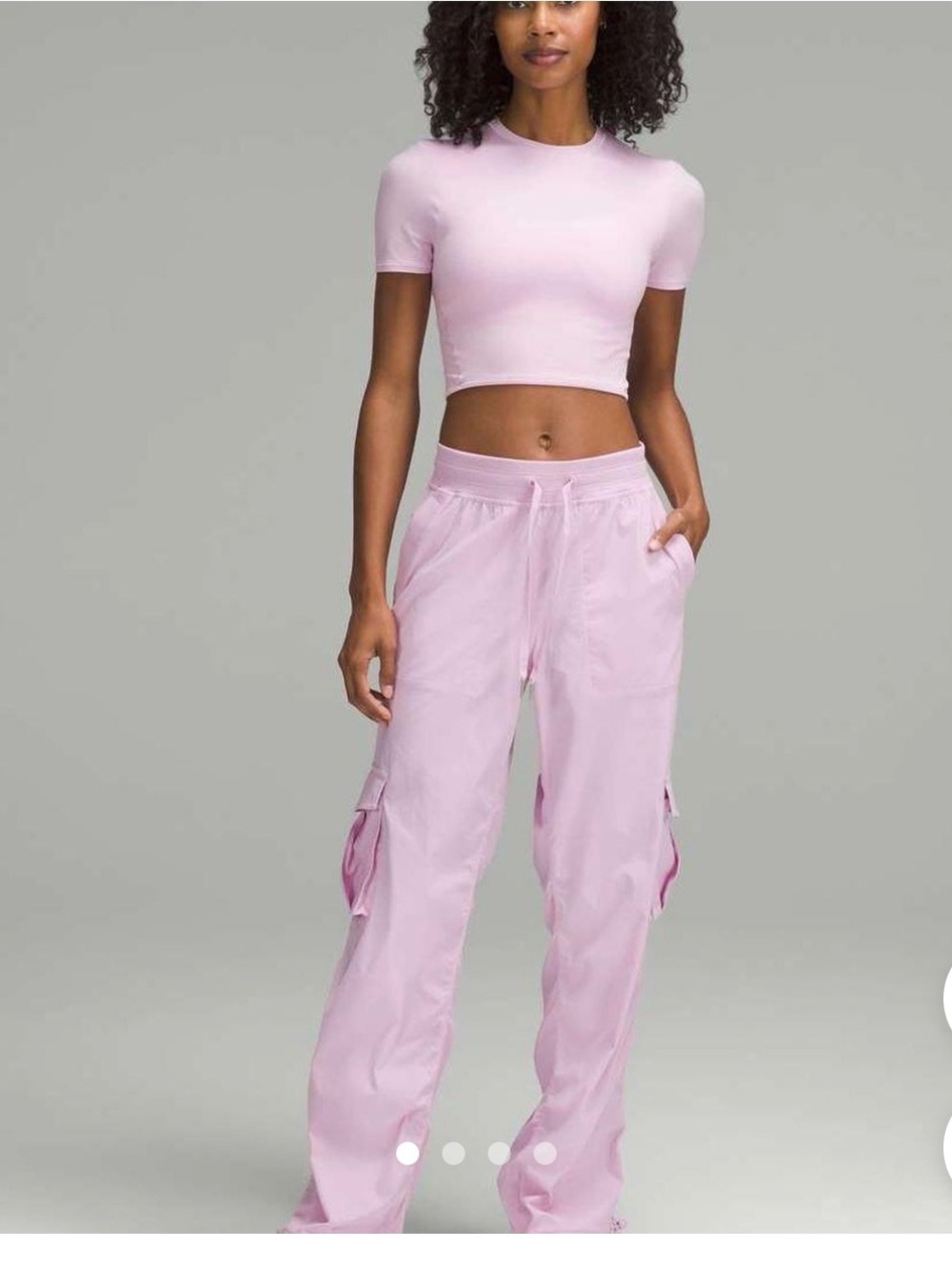 Lululemon dance studio Light Pink Cargo Jogger Pants